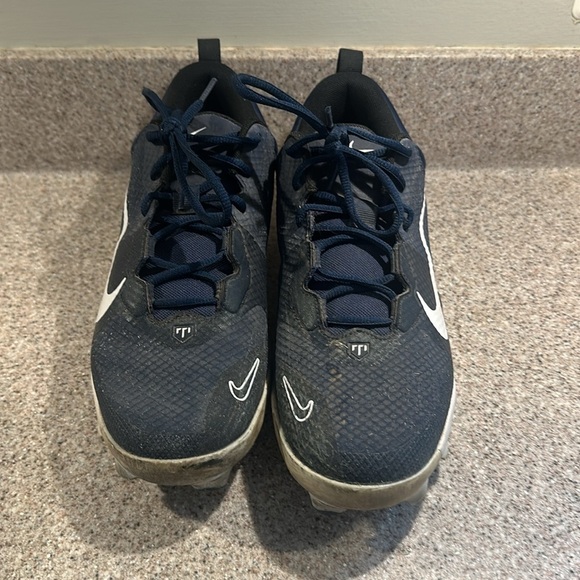 Men’s Nike Force Trout Molded Cleats, Size 9.5, Navy - Picture 2 of 6